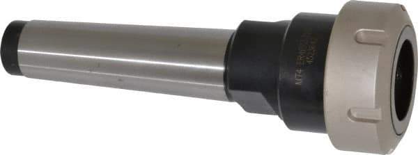 ETM - 1/8" to 1-1/2" Capacity, 4.862" Projection, 4MT Taper Shank, ER40 Collet Chuck - 4.862 Inch Projection - Exact Industrial Supply