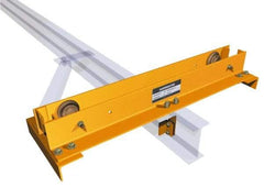 Harrington Hoist - 4,000 Lb Load Capacity, Truck Crane - End Truck - Apex Tool & Supply
