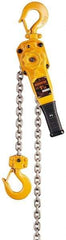 Harrington Hoist - 3,000 Lb Lifting Capacity, 5' Lift Height, Lever Hoist - Made from Chain, 1 Chain - Apex Tool & Supply