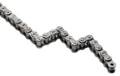 U.S. Tsubaki - 1-1/4" Pitch, Conveyor Chain - Chain No. 50, 970 Lb. Capacity, 10 Ft. Long, 0.4" Roller Diam, 3/8" Roller Width - Apex Tool & Supply