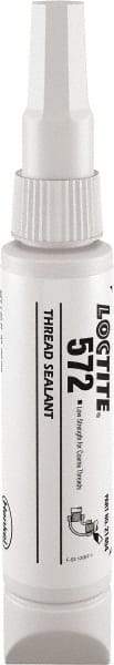 Loctite - 50 mL, White, Low Strength Paste Thread Sealant - 24 hr Full Cure Time - Apex Tool & Supply