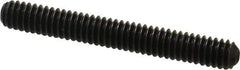 Holo-Krome - 1/4-20 UNC, 2" OAL, Cup Point Set Screw - Grade 8 Alloy Steel, 1/8" Key - Apex Tool & Supply