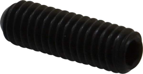 Holo-Krome - 5/16-18 UNC, 1" OAL, Cup Point Set Screw - Grade 8 Alloy Steel, 5/32" Key - Apex Tool & Supply
