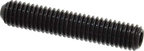 Holo-Krome - 3/8-16 UNC, 2" OAL, Cup Point Set Screw - Grade 8 Alloy Steel, 3/16" Key - Apex Tool & Supply