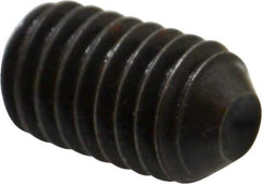 Holo-Krome - 7/16-14 UNC, 3/4" OAL, Cup Point Set Screw - Grade 8 Alloy Steel, 7/32" Key - Apex Tool & Supply
