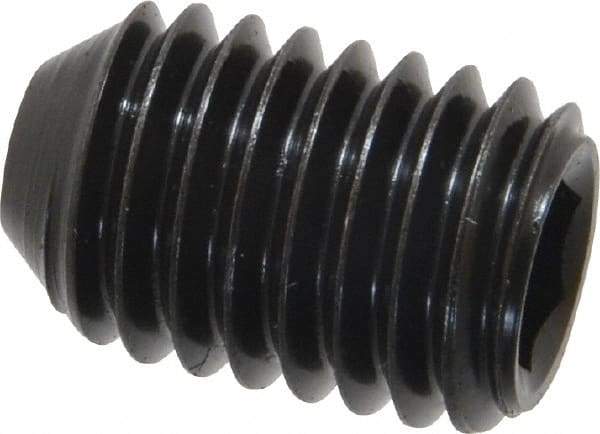Holo-Krome - 1/2-13 UNC, 3/4" OAL, Cup Point Set Screw - Grade 8 Alloy Steel, 1/4" Key - Apex Tool & Supply