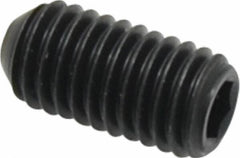 Holo-Krome - 1/2-13 UNC, 1" OAL, Cup Point Set Screw - Grade 8 Alloy Steel, 1/4" Key - Apex Tool & Supply
