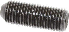 Holo-Krome - 3/8-24 UNF, 1" OAL, Cup Point Set Screw - Grade 8 Alloy Steel, 3/16" Key - Apex Tool & Supply