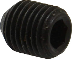 Holo-Krome - 7/16-20 UNF, 1/2" OAL, Cup Point Set Screw - Grade 8 Alloy Steel, 7/32" Key - Apex Tool & Supply