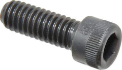 Made in USA - 5/16-18 UNC Hex Socket Drive, Socket Cap Screw - Alloy Steel, Black Oxide Finish, Fully Threaded, 7/8" Length Under Head - Apex Tool & Supply