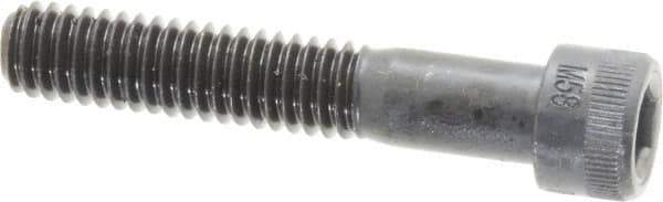 Made in USA - 5/16-18 UNC Hex Socket Drive, Socket Cap Screw - Alloy Steel, Black Oxide Finish, Partially Threaded, 1-3/4" Length Under Head - Apex Tool & Supply
