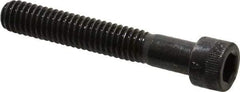 Made in USA - 5/16-18 UNC Hex Socket Drive, Socket Cap Screw - Alloy Steel, Black Oxide Finish, Partially Threaded, 2" Length Under Head - Apex Tool & Supply