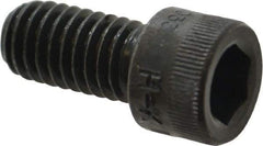 Made in USA - 3/8-16 UNC Hex Socket Drive, Socket Cap Screw - Alloy Steel, Black Oxide Finish, Fully Threaded, 3/4" Length Under Head - Apex Tool & Supply