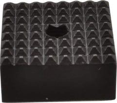 Fairlane - 3/4" Square, 10-32 Thread, 3/8" High, Extra Fine Tooth Grade, Diamond Serration, High Speed Steel, Square Positioning Gripper - 0.03 x 45A° Chamfer, Black Oxide Finish - Apex Tool & Supply