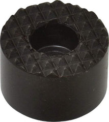 Fairlane - 3/4" Diam, 3/8" High, No. 10 C Bore SHCS, Counterbored, Extra Fine Tooth Grade Diamond Serration Tooth Pattern, High Speed Steel, Round Positioning Gripper - Black Oxide Coated - Apex Tool & Supply