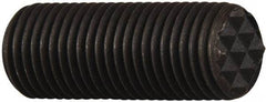 Fairlane - Serrated Tooth, 3/8-24, 1/8" Internal Hex, 1" Thread Length, Black Oxide Finish, Fully Threaded, Adjustable Positioning Gripper - Extra Fine Tooth Grade - Apex Tool & Supply