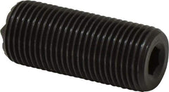 Fairlane - Serrated Tooth, 5/8-18, 1/4" Internal Hex, 1-1/2" Thread Length, Black Oxide Finish, Fully Threaded, Adjustable Positioning Gripper - Fine Tooth Grade - Apex Tool & Supply