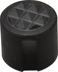 Fairlane - 10-32 Thread, 1/2" Diam, 1/2" High, Threaded, Fine Tooth Grade Diamond Serration Tooth Pattern, Carbide Tipped, Round Positioning Gripper - 0.13" Flat Width, Uncoated - Apex Tool & Supply
