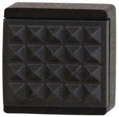 Fairlane - 1/2" Square, 10-32 Thread, 3/8" High, Extra Fine Tooth Grade, Diamond Serration, Carbide-Tipped, Square Positioning Gripper - 0.03 x 45A° Chamfer - Apex Tool & Supply