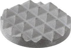 Fairlane - Fine Tooth Grade, Diamond Tooth Pattern, 5/8" Diam, Solid Carbide, Round Positioning Gripper Pad - 1/8" High - Apex Tool & Supply