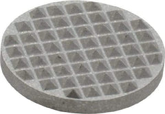 Fairlane - Extra Fine Tooth Grade, Diamond Tooth Pattern, 3/4" Diam, Solid Carbide, Round Positioning Gripper Pad - 1/8" High - Apex Tool & Supply