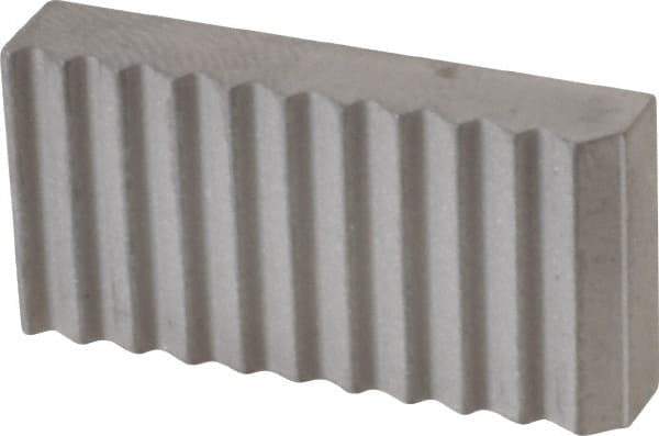 Fairlane - Saw Tooth Grade, Saw Tooth Pattern, Solid Carbide, Rectangle Positioning Gripper Pad - 1" Long x 1/2" Wide x 3/16" High - Apex Tool & Supply