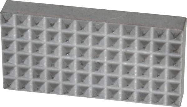 Fairlane - Extra Fine Tooth Grade, Diamond Tooth Pattern, Solid Carbide, Rectangle Positioning Gripper Pad - 1" Long x 1/2" Wide x 3/16" High - Apex Tool & Supply