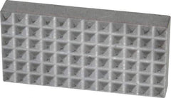 Fairlane - Extra Fine Tooth Grade, Diamond Tooth Pattern, Solid Carbide, Rectangle Positioning Gripper Pad - 1" Long x 1/2" Wide x 3/16" High - Apex Tool & Supply