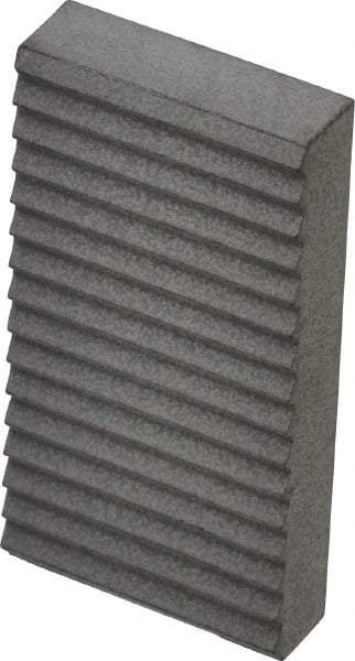 Fairlane - Saw Tooth Grade, Saw Tooth Pattern, Solid Carbide, Rectangle Positioning Gripper Pad - 1-1/2" Long x 3/4" Wide x 1/4" High - Apex Tool & Supply