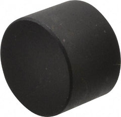 Fairlane - 3/8" OAL, 1/2" OD, Steel, Tapped Rest Button - Black Oxide Coating, 3/16" Thread Depth - Apex Tool & Supply