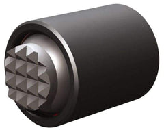Fairlane - 4-40, 5/16" Thread Length, 5/32" Ball Diam, Serrated Ball Pad Surface, Alloy Steel, Black Oxide, Base, Swivel Action Gripper Assemblies - 3/8" Diam, 5/16" Deep Thread, 5/32" Contact Diam, 3/4" Overall Height, High Speed Steel Ball - Apex Tool & Supply