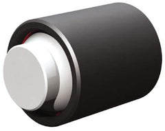 Fairlane - 10-32, 5/32" Thread Length, 5/16" Ball Diam, Flat Ball Pad Surface, Alloy Steel, Black Oxide, Base, Swivel Action Gripper Assemblies - 1/2" Diam, 5/32" Deep Thread, 5/16" Contact Diam, 9/16" Overall Height, Delrin Ball - Apex Tool & Supply