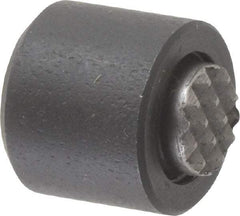 Fairlane - 8-32, 5/32" Thread Length, 1/4" Ball Diam, Serrated Ball Pad Surface, Alloy Steel, Black Oxide, Base, Swivel Action Gripper Assemblies - 7/16" Diam, 5/32" Deep Thread, 1/4" Contact Diam, 7/16" Overall Height, High Speed Steel Ball - Apex Tool & Supply