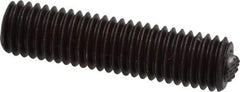 Fairlane - 1/2-13, 2" Thread Length, 9/32" Ball Diam, Serrated Ball Pad Surface, Alloy Steel, Black Oxide, Threaded, Swivel Action Gripper Assemblies - 1/4" Contact Diam, High Speed Steel Ball - Apex Tool & Supply