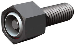 Fairlane - 1-14, 2" Thread Length, 1-1/8" Ball Diam, Alloy Steel, Hex Head, Swivel Action Gripper Assemblies - 1" Head Height, 1-1/2" Hex, Stainless Steel Ball - Apex Tool & Supply