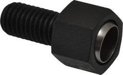 Fairlane - 1/2-13, 1" Thread Length, 5/8" Ball Diam, Alloy Steel, Hex Head, Swivel Action Gripper Assemblies - 5/8" Head Height, 13/16" Hex, Stainless Steel Ball - Apex Tool & Supply