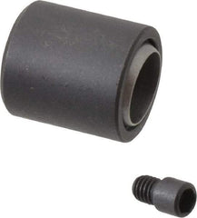 Fairlane - 5/16-24, 0.3500" Thread Length, 5/8" Ball Diam, Alloy Steel, Black Oxide, Base, Swivel Action Gripper Assemblies - 13/16" Diam, 11/32" Deep Thread, 7/8" Overall Height, Stainless Steel Ball - Apex Tool & Supply