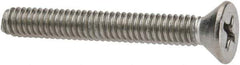 Value Collection - #8-32 UNC, 1-1/4" OAL Phillips Drive Machine Screw - Flat Head, Grade 316 Stainless Steel, Uncoated, Without Washer - Apex Tool & Supply