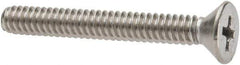 Value Collection - #10-24 UNC, 1-1/2" OAL Phillips Drive Machine Screw - Flat Head, Grade 316 Stainless Steel, Uncoated, Without Washer - Apex Tool & Supply