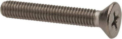 Value Collection - #10-32 UNF, 1-1/4" OAL Phillips Drive Machine Screw - Flat Head, Grade 316 Stainless Steel, Uncoated, Without Washer - Apex Tool & Supply