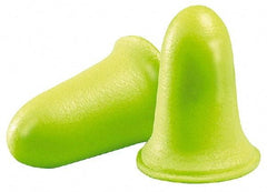 3M - Disposable, Uncorded, 33 dB, Taper Flare Earplugs - Neon Yellow, 200 Pairs - Apex Tool & Supply