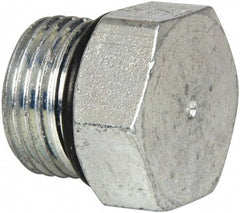 Eaton - 1/2 Male Thread, Steel Industrial Pipe Hex Head Plug - Male Straight Thread O-Ring, 6,000 psi - Apex Tool & Supply