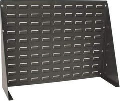 Quantum Storage - 120 Lb Capacity, 27" Deep x 8" Wide x 21" High, Steel Bench Rack - For Hanging Bins - Apex Tool & Supply