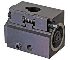 Kennametal - Right Hand Cut, KM40 Modular Connection, Square Shank Lathe Modular Clamping Unit - 57mm Square Shank Length, 50mm Square Shank Width, 110mm OAL, Through Coolant, Series CL2S Square Shank - Exact Industrial Supply