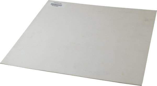Made in USA - 12" Long, 12" Wide, 1/16" Thick, Silicone Rubber Foam Sheet - 50 to 60 Durometer, White, -20 to 500°F, 640 psi Tensile Strength, Plain Backing, Stock Length - Apex Tool & Supply