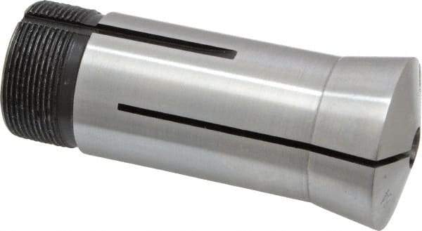 Interstate - 21/64 Inch 5C Round Collet - 3.28" Overall Length, 1.041-24 Internal Thread Size, Steel, 0.0005 Inch TIR - Exact Industrial Supply