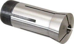 Interstate - 27/64 Inch 5C Round Collet - 3.28" Overall Length, 1.041-24 Internal Thread Size, Steel, 0.0005 Inch TIR - Exact Industrial Supply
