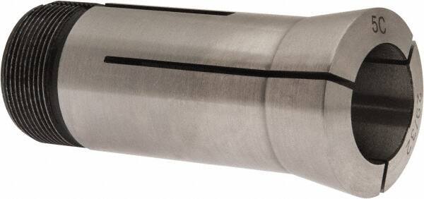 Interstate - 29/32 Inch 5C Round Collet - 3.28" Overall Length, 1.041-24 Internal Thread Size, Steel, 0.0005 Inch TIR - Exact Industrial Supply
