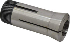 Interstate - 15/16 Inch 5C Round Collet - 3.28" Overall Length, 1.041-24 Internal Thread Size, Steel, 0.0005 Inch TIR - Exact Industrial Supply