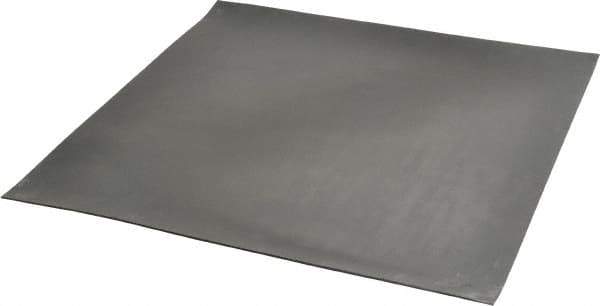 Made in USA - 12" Long, 12" Wide, 1/16" Thick, Neoprene Rubber Foam Sheet - 45 to 55 Durometer, Black, -40 to 225°F, 2,500 psi Tensile Strength, Plain Backing, Stock Length - Apex Tool & Supply